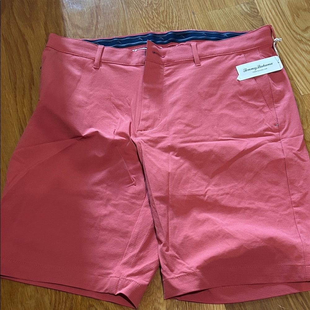 Tommy Bahama Men's Pink Flat Front Shorts